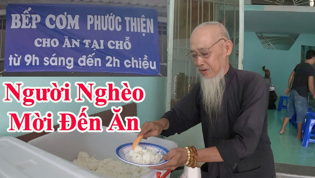 Cụ ông 70 tuổi ở Sài Gòn với bếp cơm từ thiện đáng quý