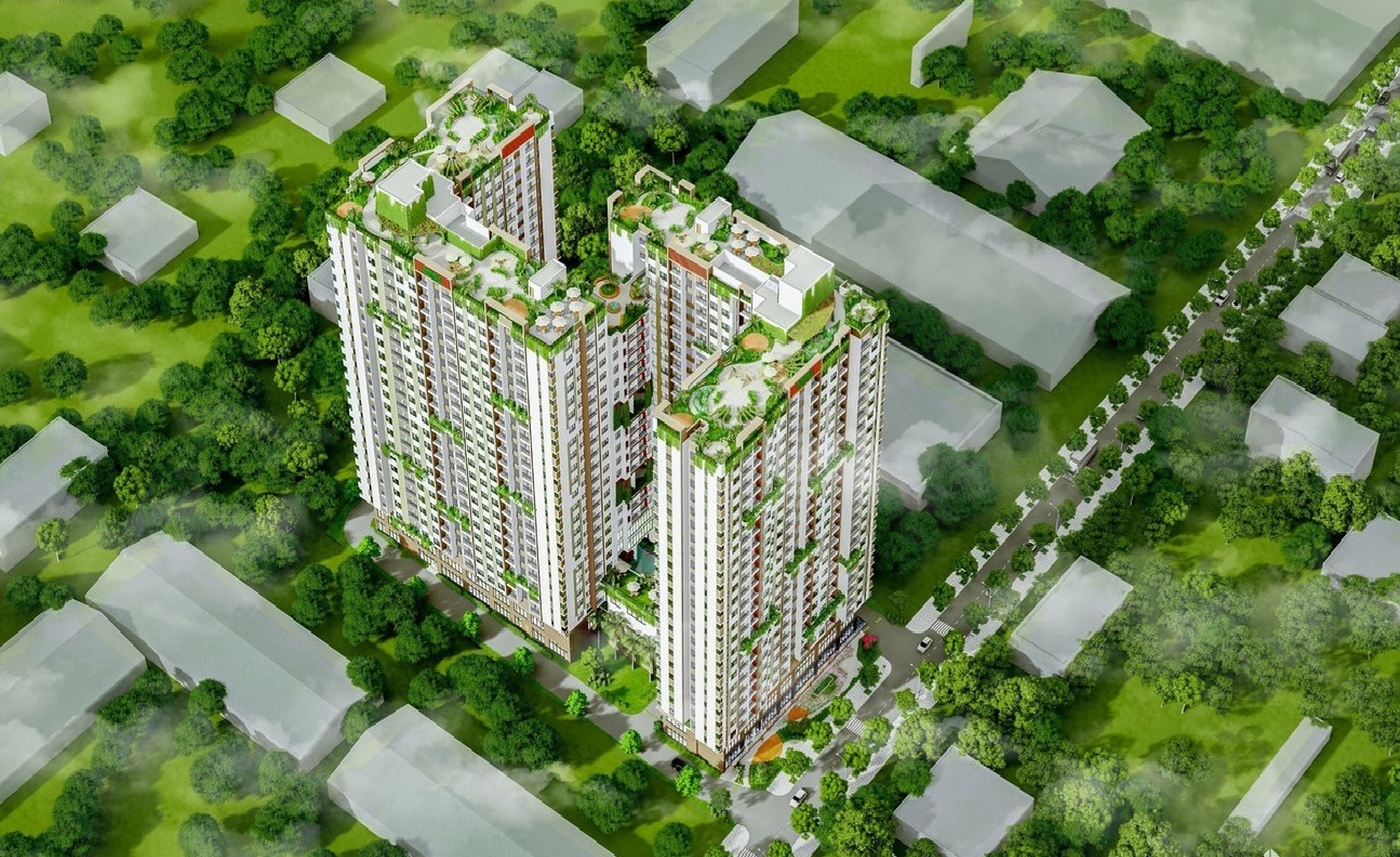 Mặt bằng Dự án Ben Hill Thuận An được quy hoạch bài bản với 04 block cao tầng